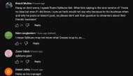 Fans in the YouTube comments section reacting to the streamer's response (Image via The Corpse Squad/YouTube)